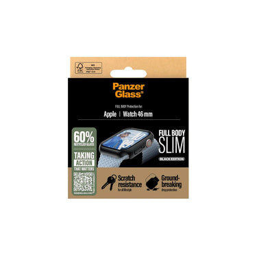 PanzerGlass Snappie Screen Protector for Apple Watch Series 10 46mm- Black